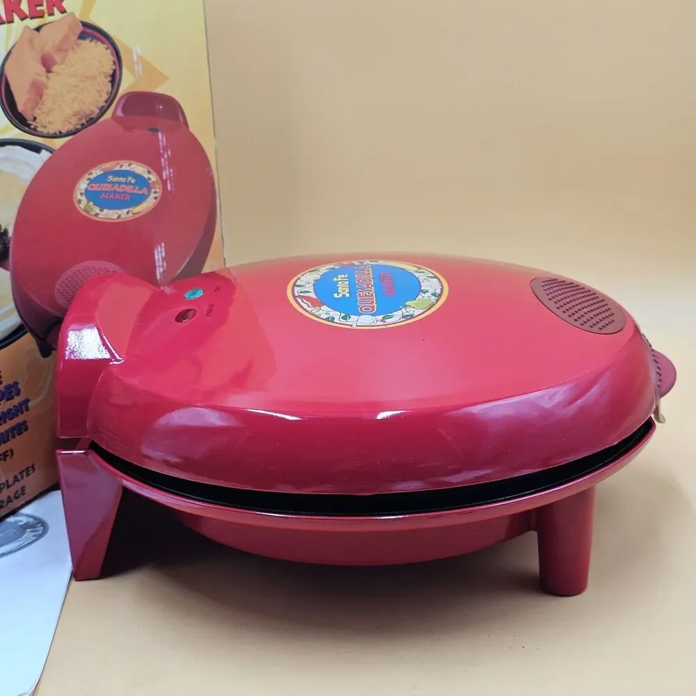 Salton Santa Fe Quesadilla Maker QM2R Red 12